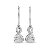 Diamond Fashion Earrings 1/6 ct tw in 10K White Gold