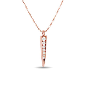 Diamond Fashion Pendant 1/6 ct tw in 10K Rose Gold