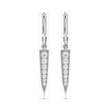 Diamond Fashion Earrings 1/6 ct tw in 10K White Gold