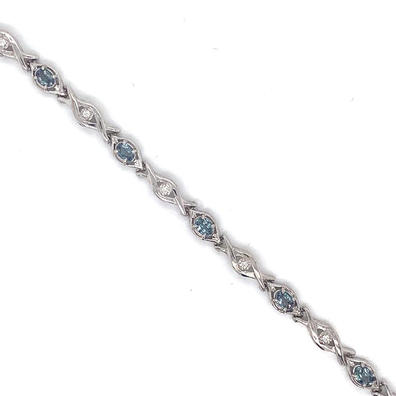 14kw alexandrite bracelet