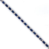 14kw sapphire bracelet