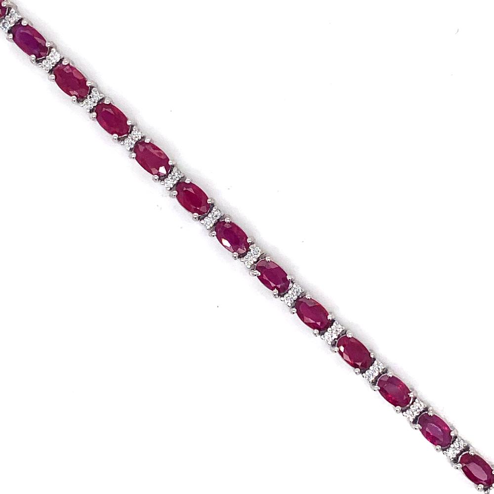 14kw ruby bracelet