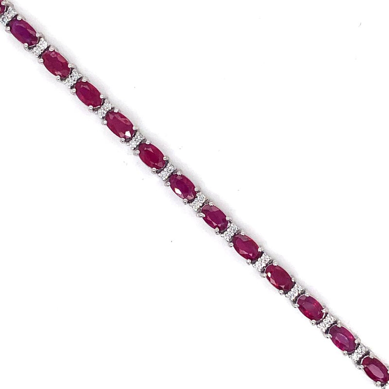 14kw ruby bracelet