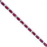 14kw ruby bracelet