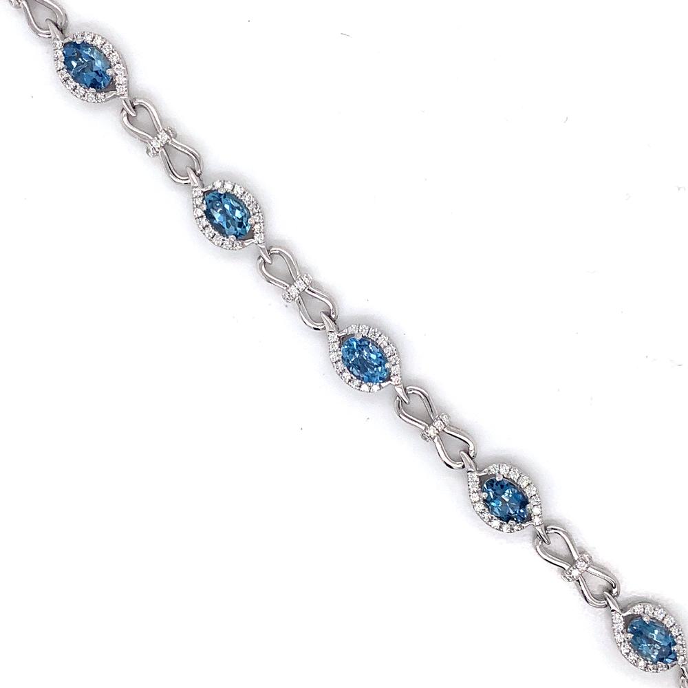 14kw aqua bracelet