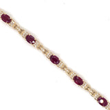 14ky ruby bracelet