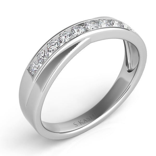 White Gold Diamond Band
