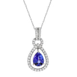 14kw tanzanite pendant
