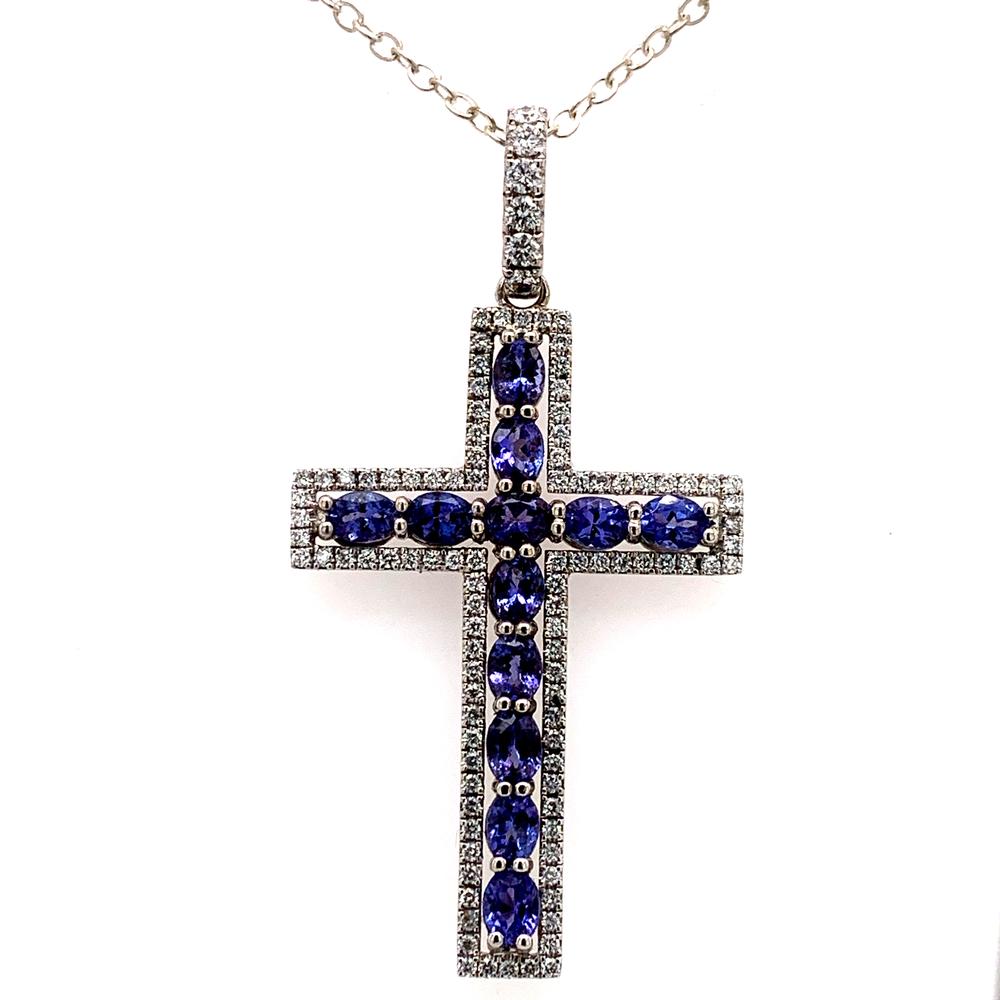 14kw tanzanite pendant