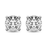 14K White Gold 1/20 Ct.Tw. Premium Diamond Stud Earrings