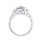 14K  2.00CT  DIAMOND  BRIDAL  RING