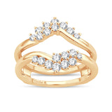 14K  0.66 CT Diamond Ring Guard