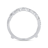 14K 0.66CT DIAMOND RING GUARD