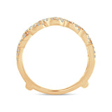 14K 0.66CT DIAMOND RING GUARD