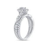 14K 1.00CT DIAMOND BRIDAL RING
