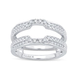 14K 0.50CT DIAMOND RING GUARD