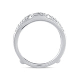 14K 0.50CT DIAMOND RING GUARD