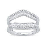 14K 0.50CT DIAMOND RING GUARD