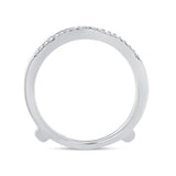 14K 0.50CT DIAMOND RING GUARD