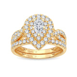 14K 1.00CT DIAMOND BRIDAL RING