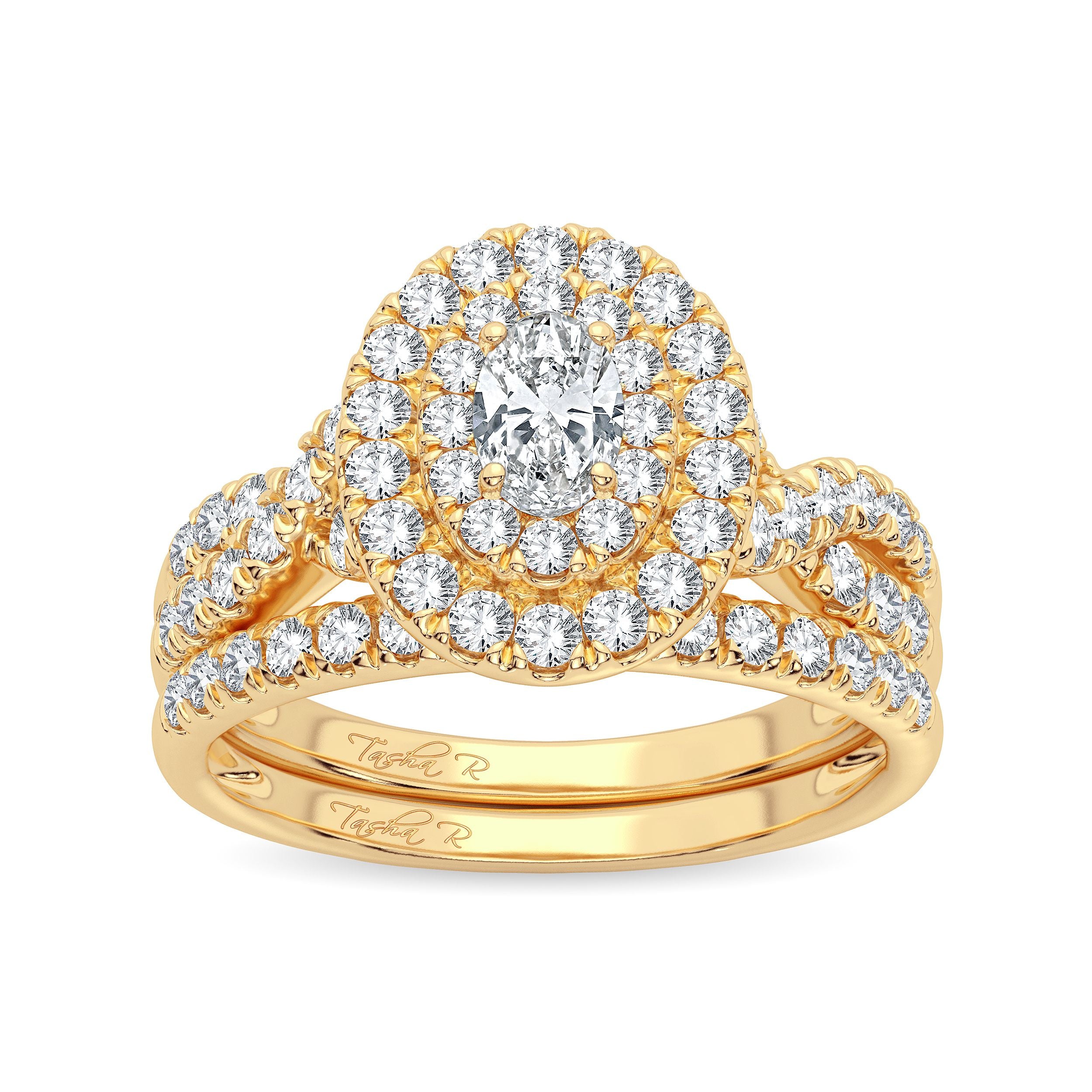 14K 1.00CT DIAMOND BRIDAL RING