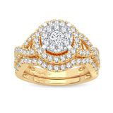 14K 1.00CT DIAMOND BRIDAL RING