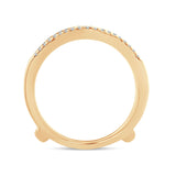 14K 0.50CT DIAMOND RING GUARD