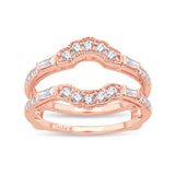 14K 0.50CT DIAMOND RING GUARD