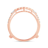 14K 0.50CT DIAMOND RING GUARD