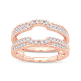14K 0.50CT DIAMOND RING GUARD