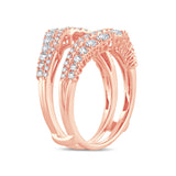 14K 1.00CT DIAMOND RING GUARD