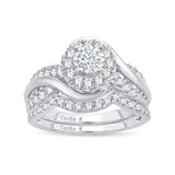 14K 1.10CT DIAMOND BRIDAL RING