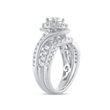 14K 1.10CT DIAMOND BRIDAL RING