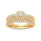 14K 0.33CT DIAMOND  BRIDAL RING