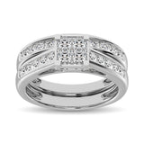 10K White Gold 1 Ct.Tw. Diamond Bridal Ring