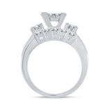 14K  1.00CT  PRINCESS CUT DIAMOND  BRIDAL  RING