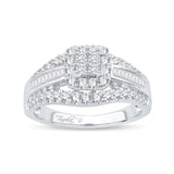 14K  4.00CT PR/CT  DIAMOND BRIDAL   RING