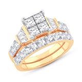 14K  3.00CT DIAMOND BRIDAL  RING