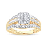 14K  2.00CT PR/CT  DIAMOND BRIDAL   RING