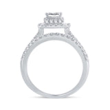 14K  1.51CT  DIAMOND  BRIDAL  RING