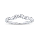 14K  0.34CT  DIAMOND  LADIES BAND
