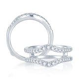 14K  0.50CT  DIAMOND  RING GUARD