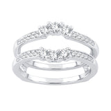 14K  0.50CT  DIAMOND  RING GUARD