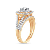 14K   White Gold 1.11Ct Bridal Ring