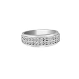 14K 0.25CT DAIM MEN'S BAND