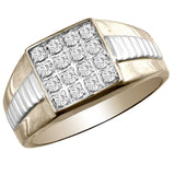 14K 0.35CT DIAM MEN'S RING