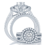 14K  2.01CT  DIAMOND  BRIDAL  RING