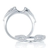 14K  0.33 CT  DIAMOND RING GUARD