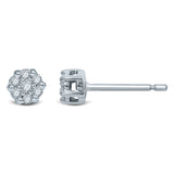 14K 0.08ct Diamond Earring