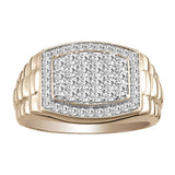 14K 0.75CT DIAM MEN'S  RING